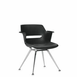 Chaise à quatre pieds, assise et dossier en polypropylène Model Thumbnail