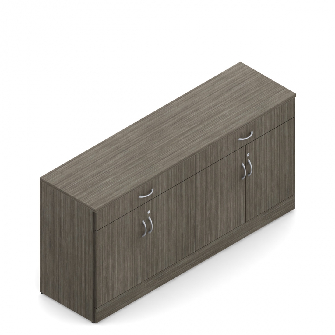 Bahut 36 po H avec tiroirs et portes, 72 po L x 20 po P