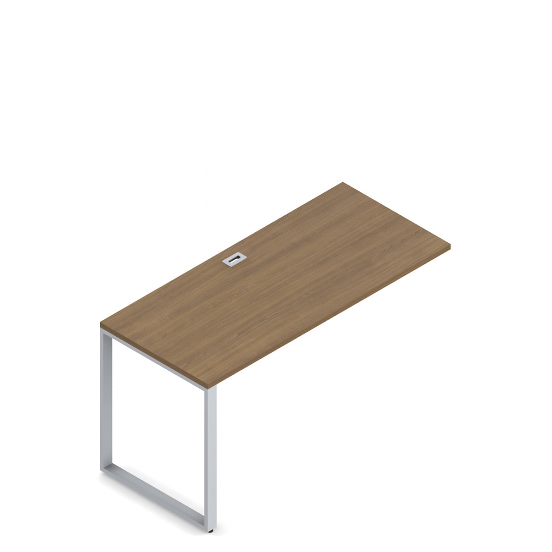 Retour affleurant avec pieds en métal, 54 po L x 24 po P, gauche