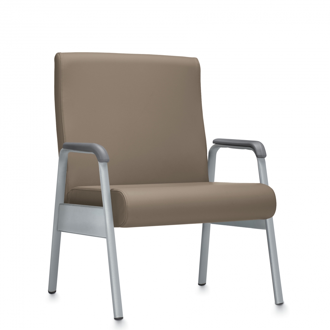 Contoured Low Fixed Back Straight Top Armchair, Bariatric