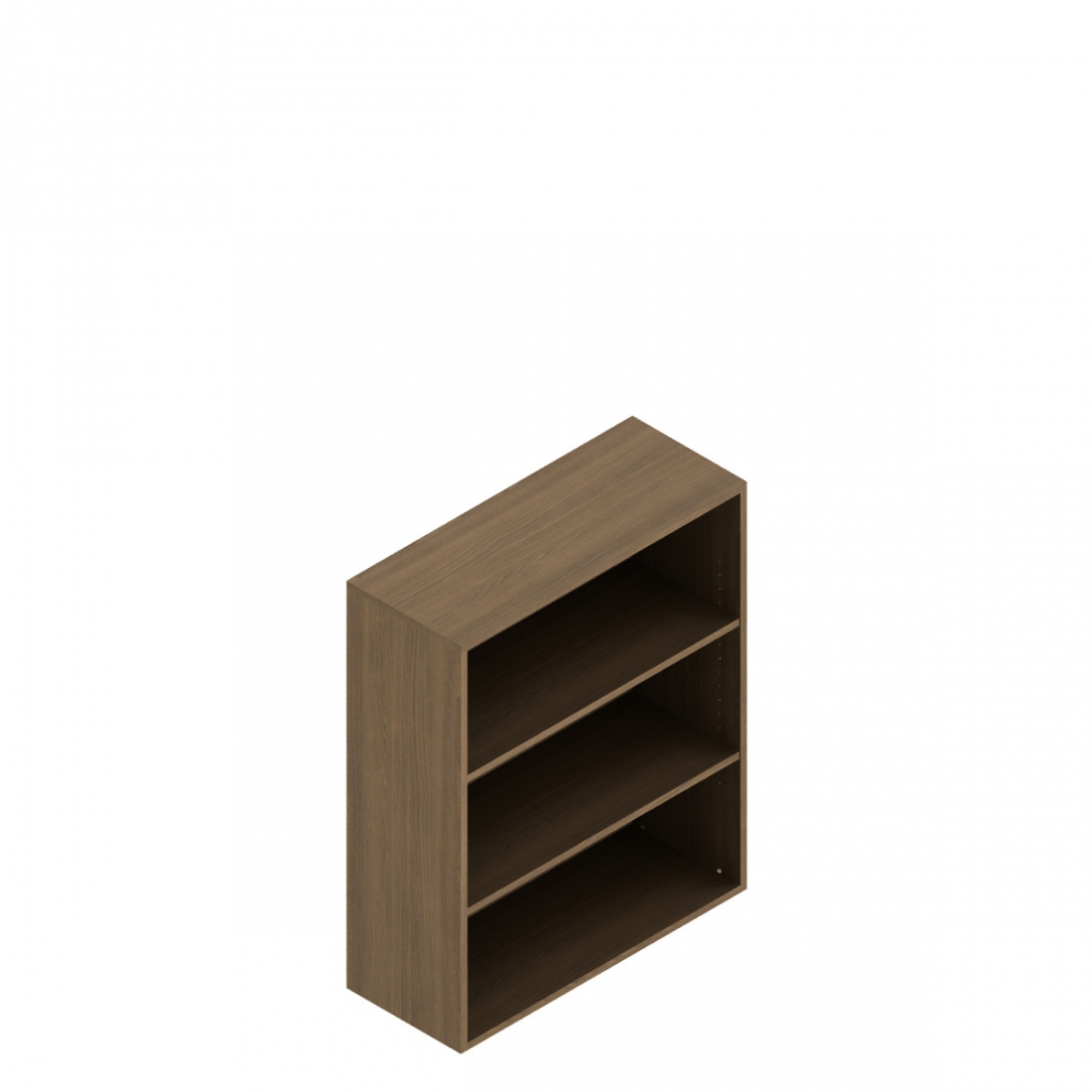 Étagère de bureau de 37 po H - hauteur trois tiroirs avec tablette en mélamine, 30 po L x 12 po P