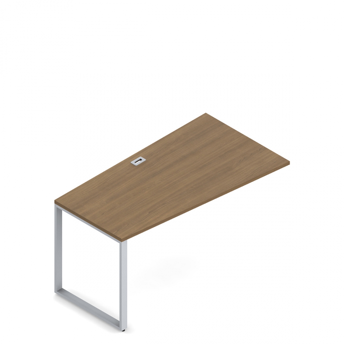 Flush Wedge Return, Metal Legs, 54