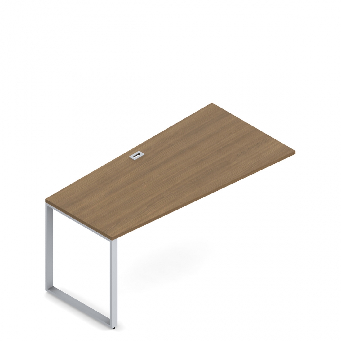 Flush Wedge Return, Metal Legs, 60