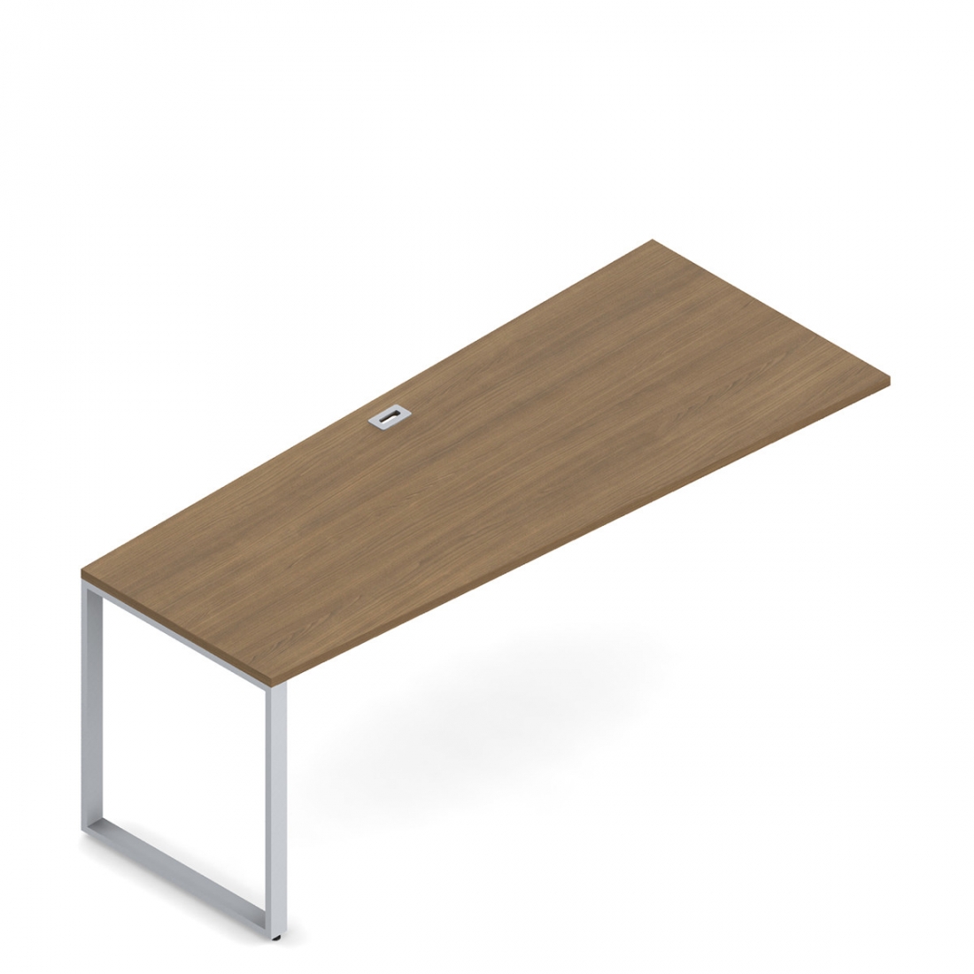 Flush Wedge Return, Metal Legs, 72