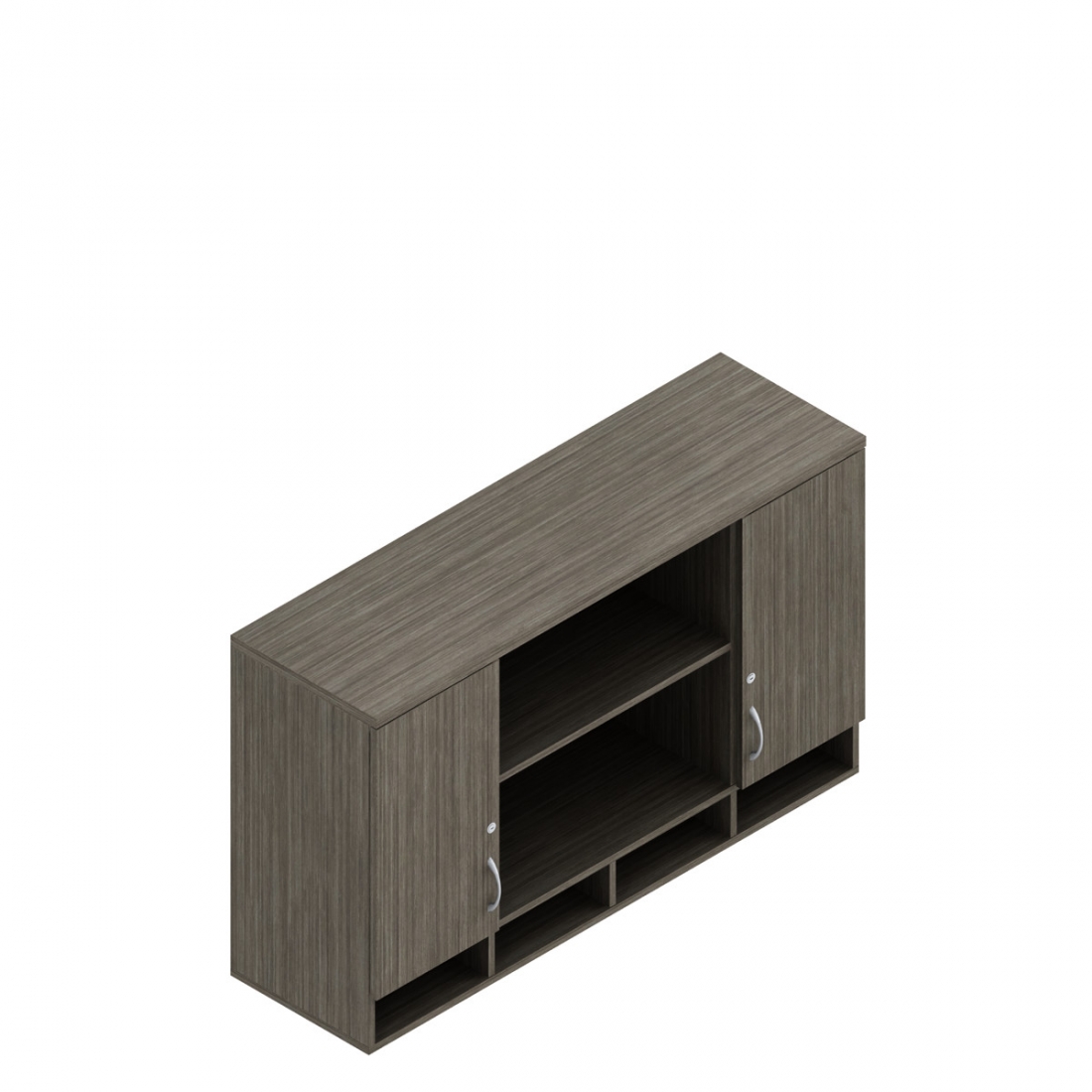33”H Overhead Storage, Pigeon-Hole, Two Outer Doors, 54