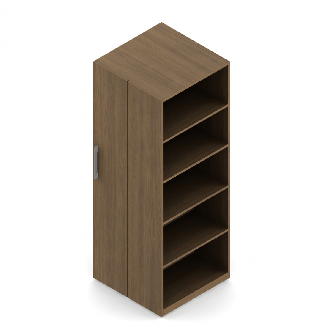 Penderie personnelle de 66 po H - bibliothèque pleine hauteur – droite