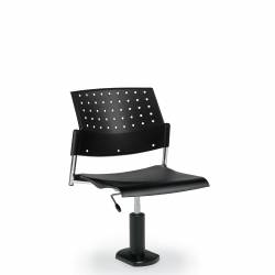 Economy Seat Pedestal with Swivel Top - Versatile Seating