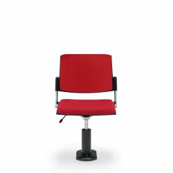 Sonic - classroom chairs - classroom seating - Armless Task Chair, Upholstered Seat & Back, Pedestal Base