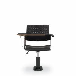 Sonic - classroom chairs - classroom seating - Task Chair with Right Tablet, Polypropylene Seat & Back, Pedestal Base