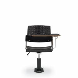 Sonic - classroom chairs - classroom seating - Armless Task Chair with Left Tablet, Polypropylene Seat & Back, Pedestal Base