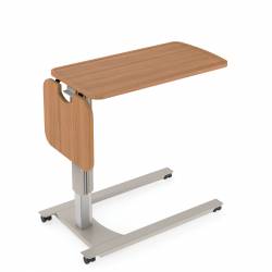 Rectangular Top Overbed Table with Flip-Top, 