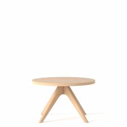 Table circulaire avec piétement en bois, L 26 po Model Thumbnail