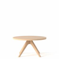 Table circulaire avec piétement en bois, L 30 po Model Thumbnail