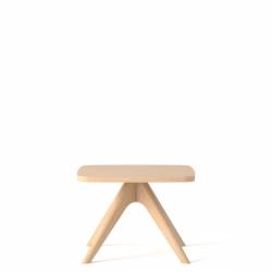 Table carrée avec piétement en bois, L 22 po Model Thumbnail
