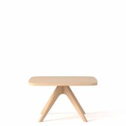 Table carrée avec piétement en bois, L 28 po Model Thumbnail