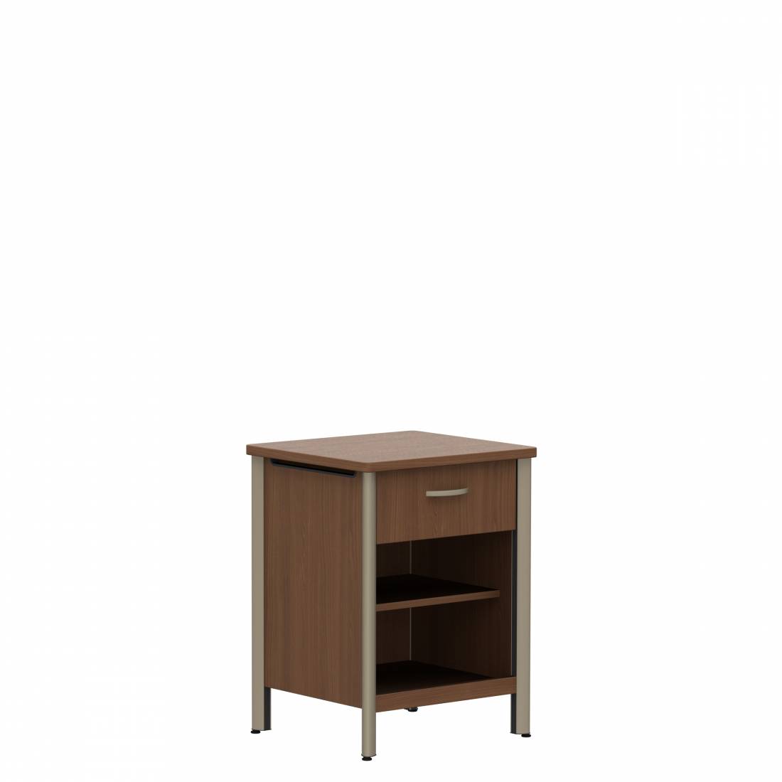 Meuble de chevet, tiroir et tablette réglable