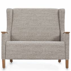 Two Seater Wingback Armchair Model Thumbnail