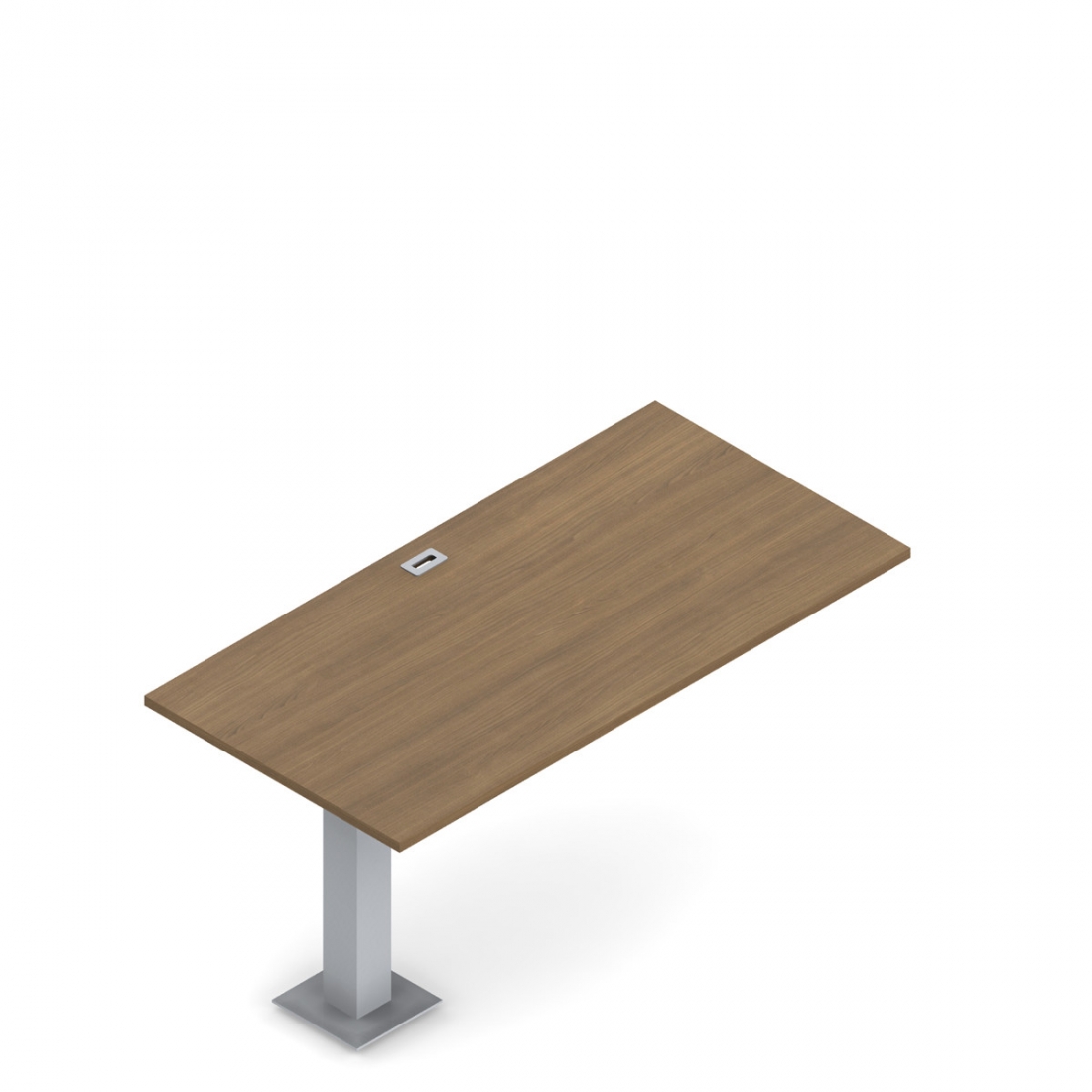 Dessus de table affleurant, 60 po L x 30 po P, gauche