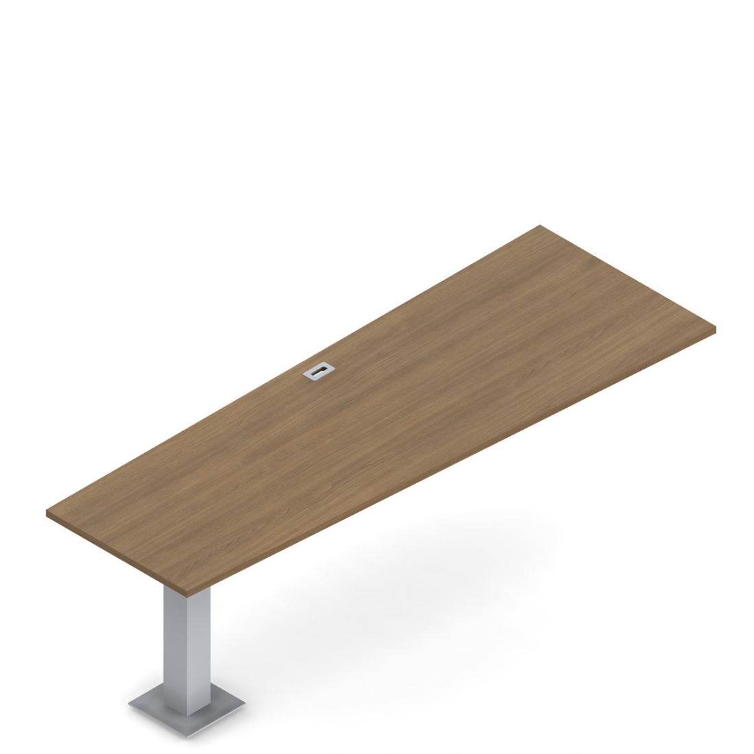 Dessus de table chevauchant en biseau, 84 po L x 30 po P, gauche