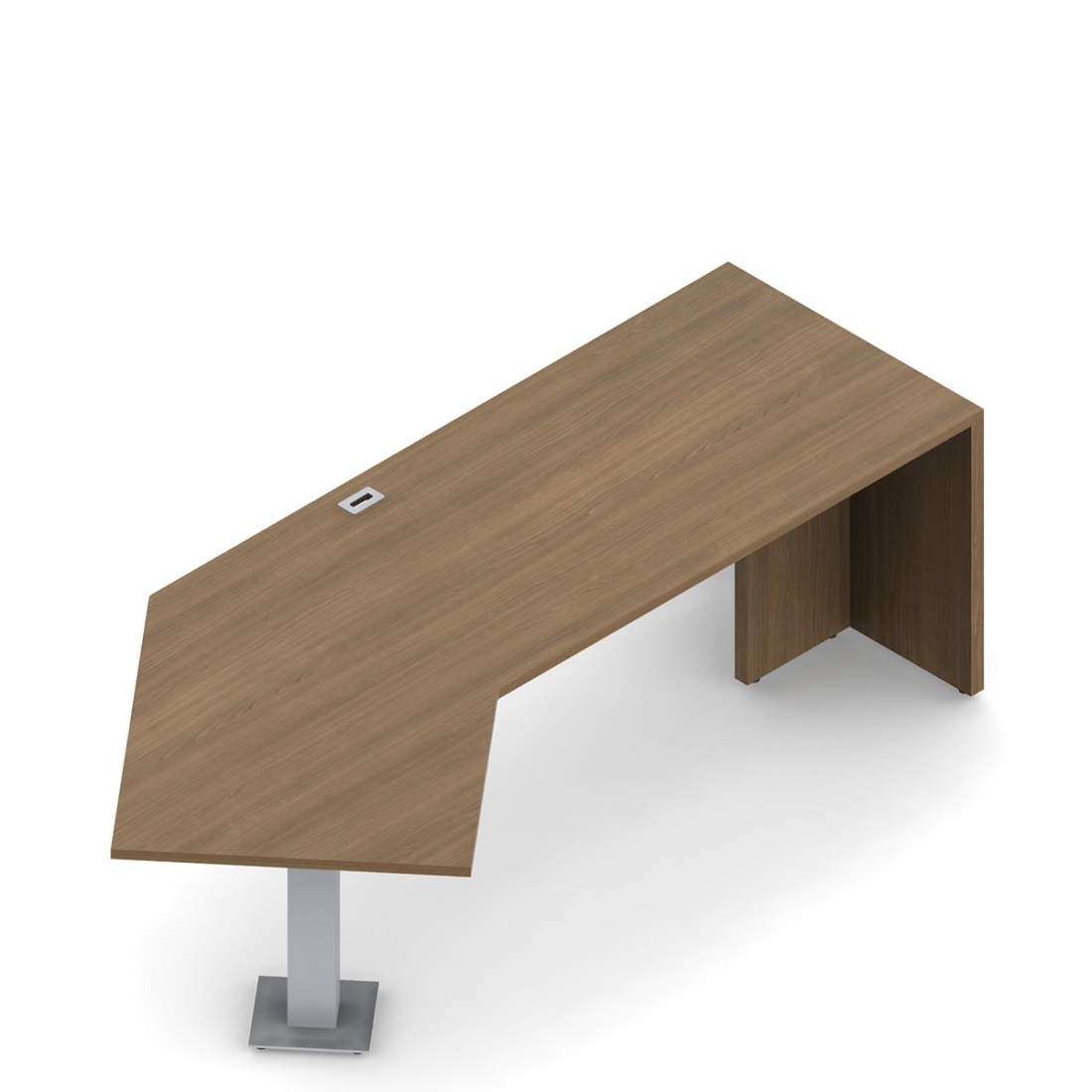 Dessus de table excentrique pour configuration en U, 96 po L x 47 po P, gauche