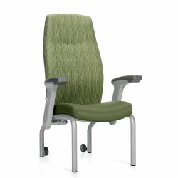High Back Patient Chair, Schukra, 18.5”H Fixed Seat Model Thumbnail
