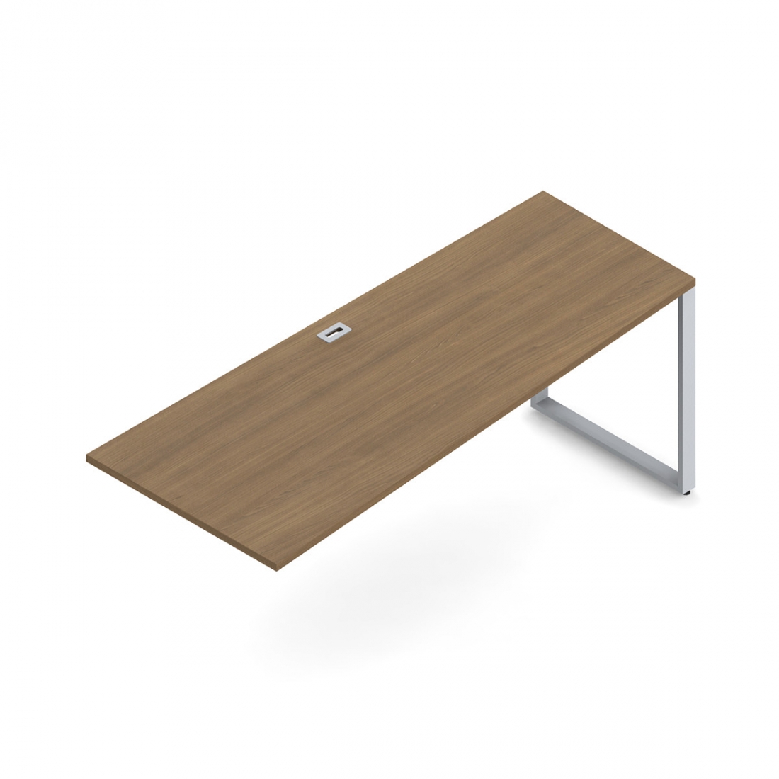 Overlapping Wedge Return, Metal Legs, 72