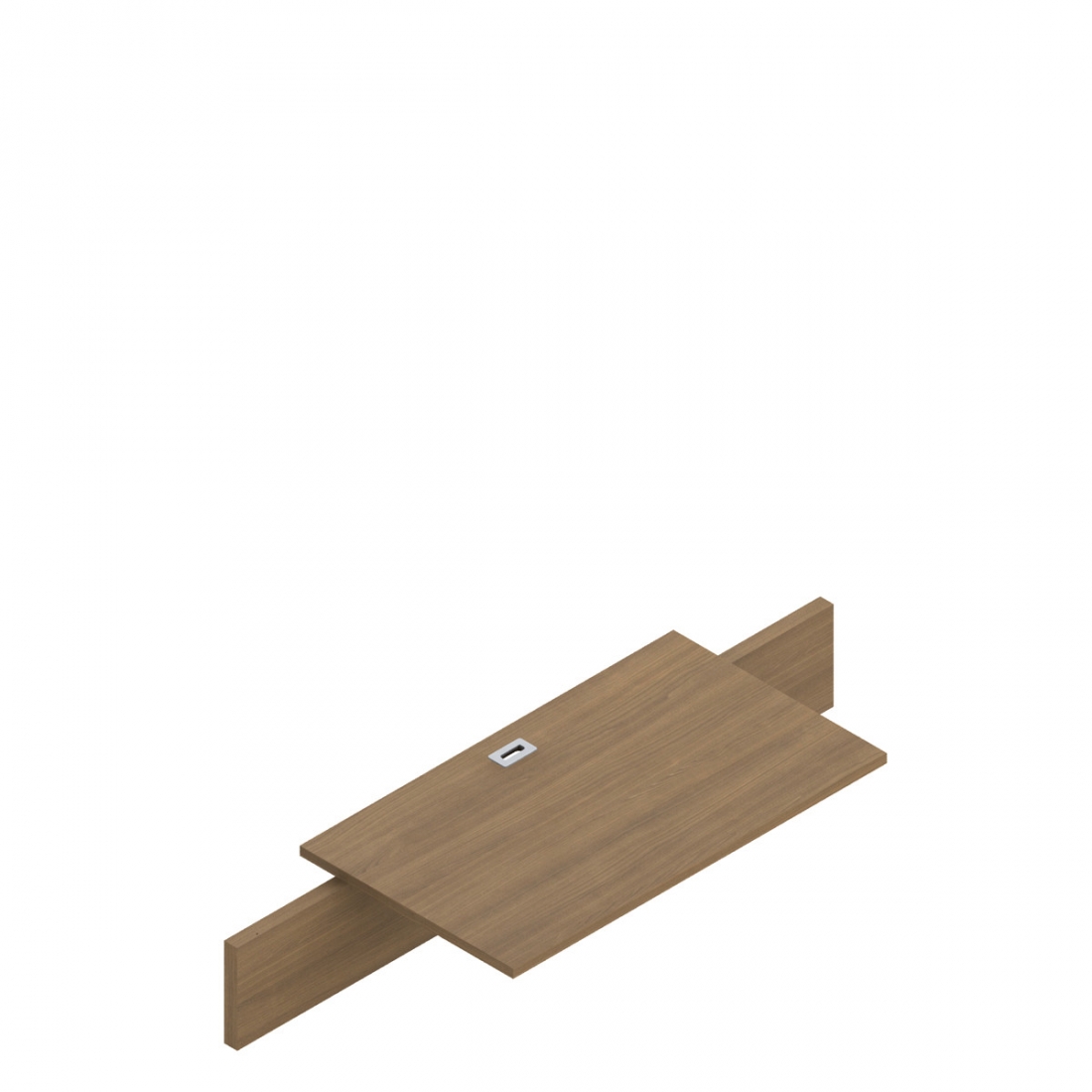 Flush Bridge for Laminate End Panel Desks, 42