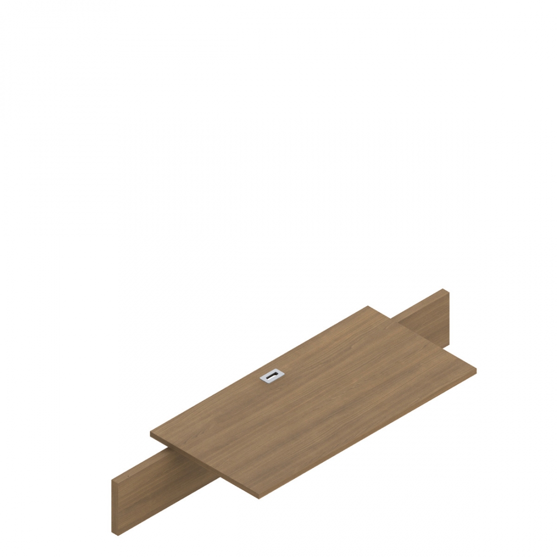 Flush Bridge for Laminate End Panel Desks, 48