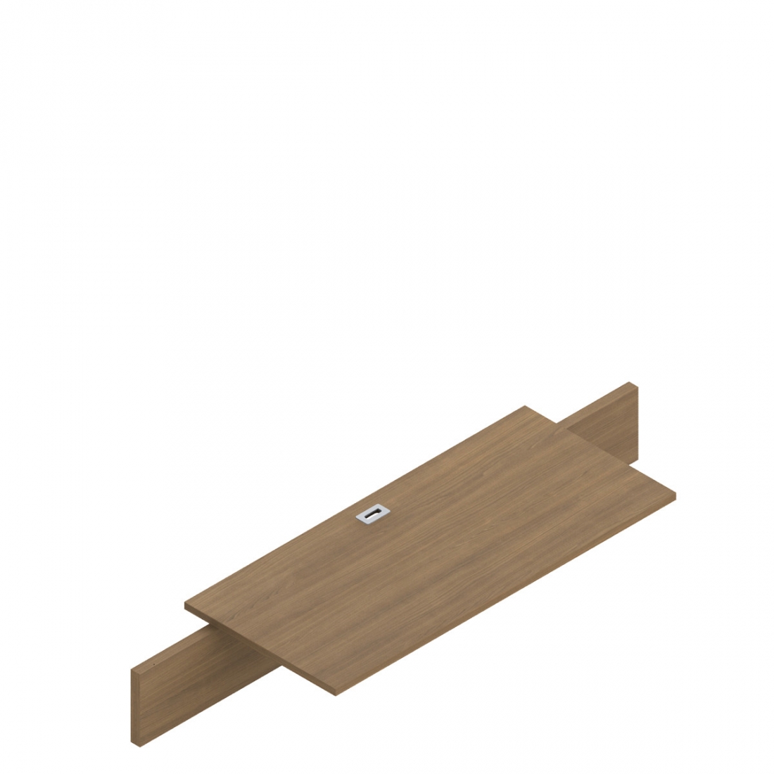 Flush Bridge for Laminate End Panel Desks, 54
