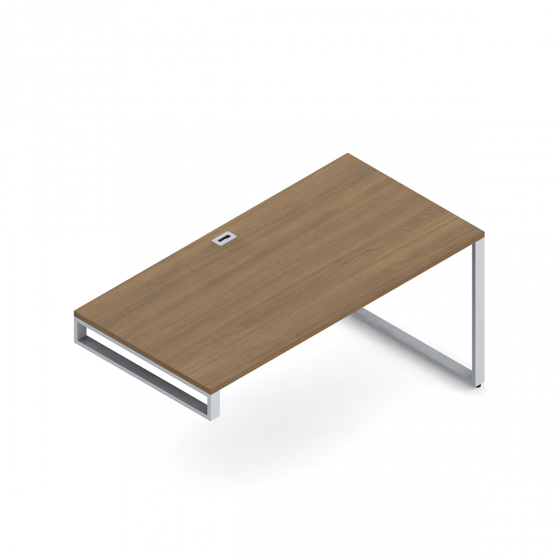 Retour chevauchant, avec pieds en métal et espaceur pour bahut de 23 po H, 60 po L x 30 po P, droite