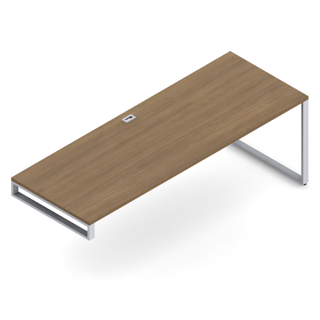 Retour chevauchant, avec pieds en métal et espaceur pour bahut de 23 po H, 84 po L x 30 po P, droite