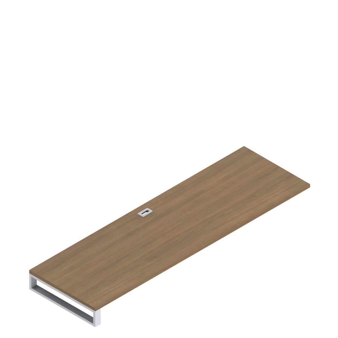 Surface de transition chevauchante avec espaceur pour bahut de 23 po H, 78 po L x 24 po P, gauche