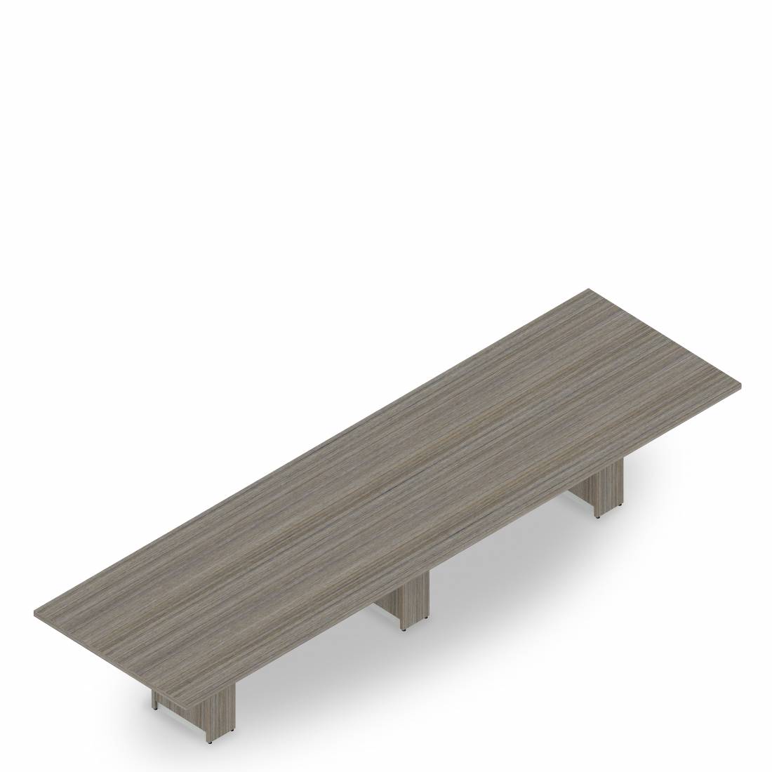 Table de conseil rectangulaire avec piétement à profil fin, 168 po L x 48 po P