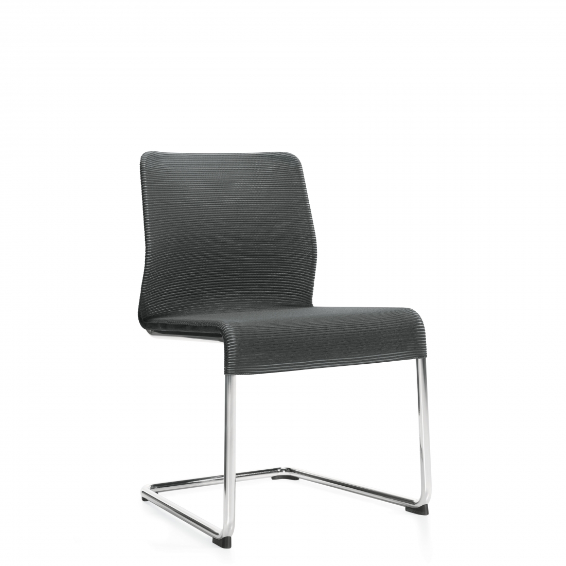 Armless Chair, Cantilever Frame