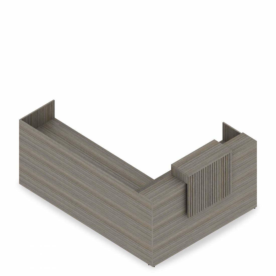 Freestanding L-Shaped Reception Desk, 72