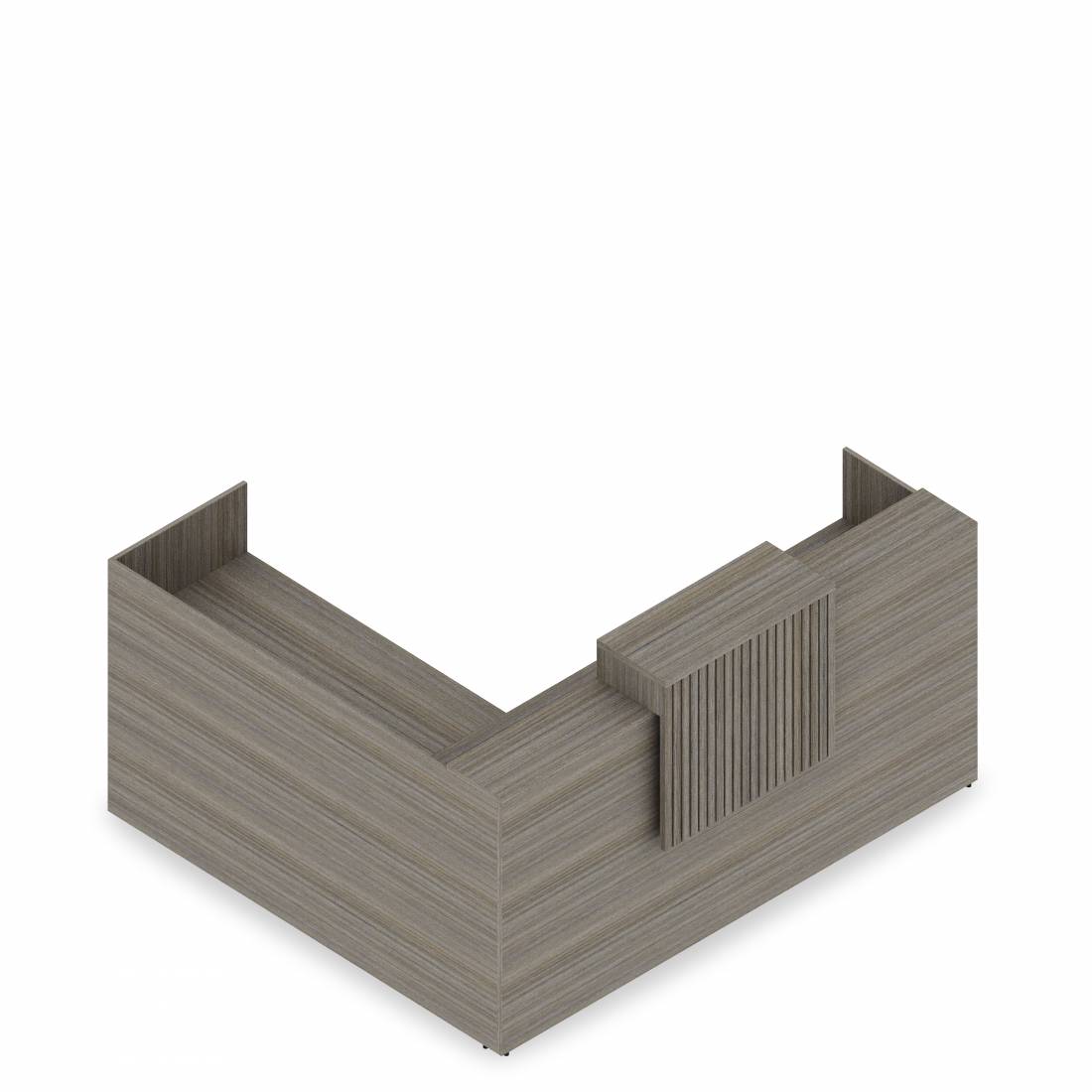 Freestanding L-Shaped Reception Desk, 84