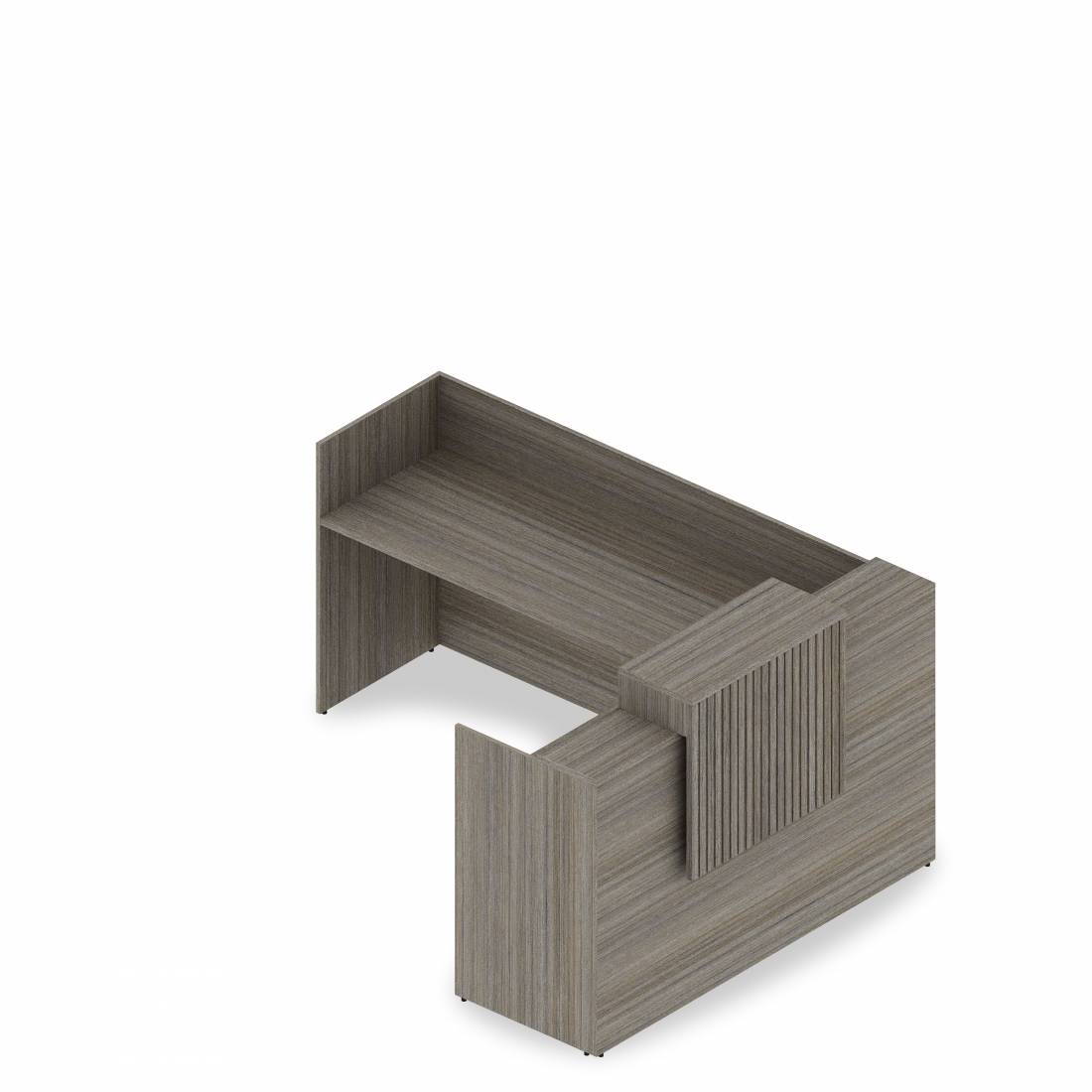 Freestanding L-Shaped Reception Desk, 66