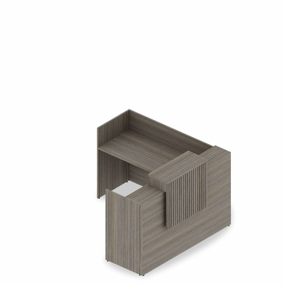 Freestanding L-Shaped Reception Desk, 66