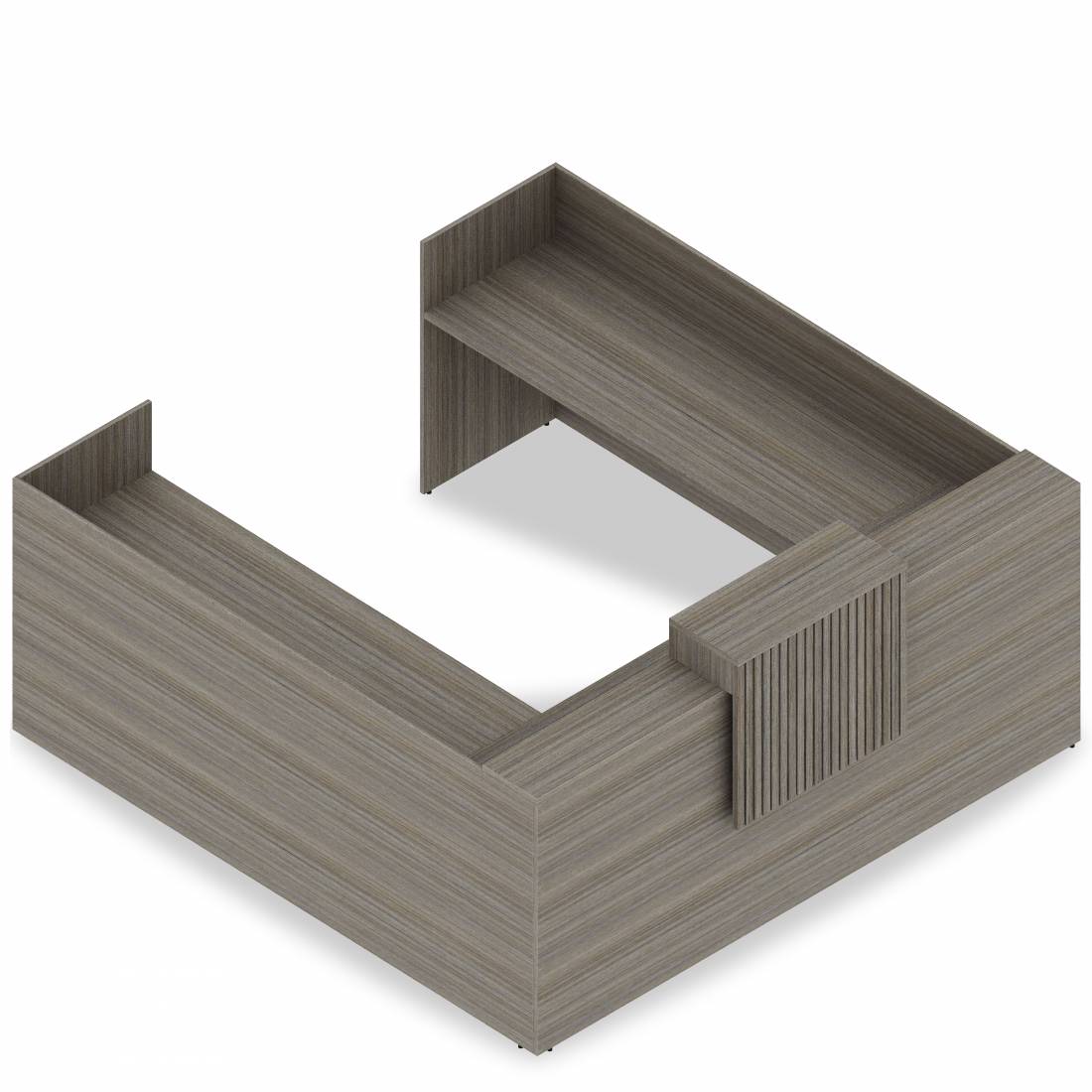 Freestanding U-Shaped Reception Desk, 96