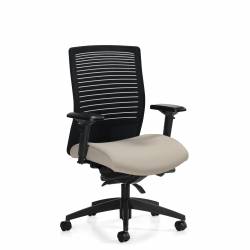 Loover - mesh task chair - task chair - ergonomic chair - office mesh chair - ergonomic mesh office chair - lumbar support for office chair - Medium Back Synchro-Tilter