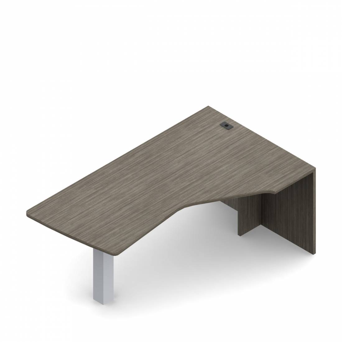 Extended Corner Island, Full End Panel & Post (T-Base), 72