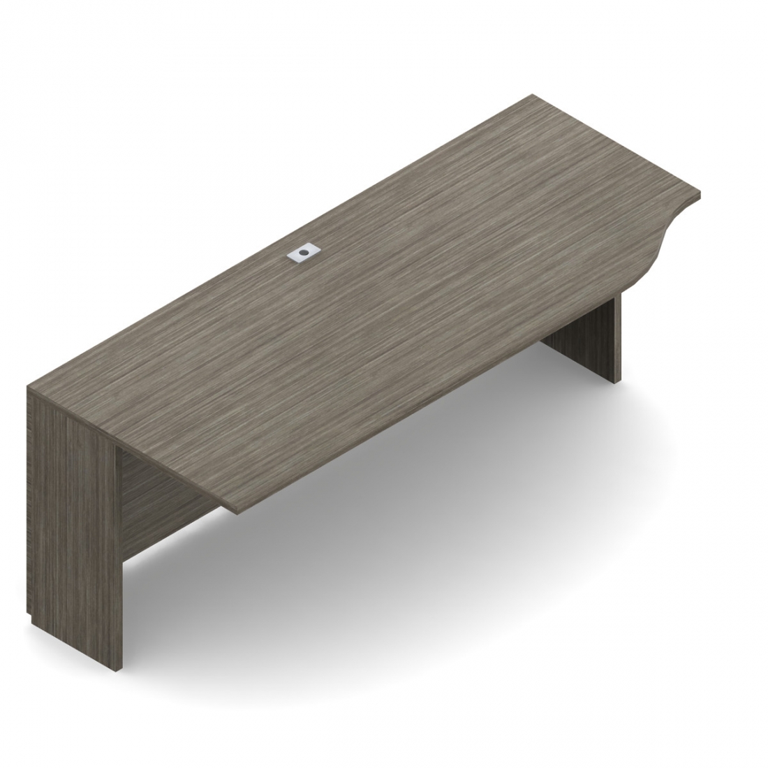 Left Space Saver Connectable Table, Two Narrow End Panels, 42