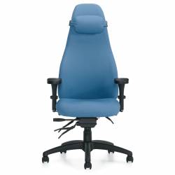 ObusForme - office task chair - task seating - task chair - ergonomic office chair - High Back Multi-Tilter, Lumbar Pad/Headrest