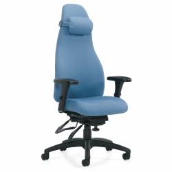 ObusForme - office task chair - task seating - task chair - ergonomic office chair - High Back Multi-Tilter, Lumbar Pad/Headrest