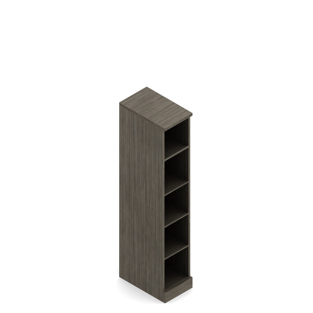 Armoire de rangement ouverte de 65,5 po/66 po H, 12 po L x 24 po P