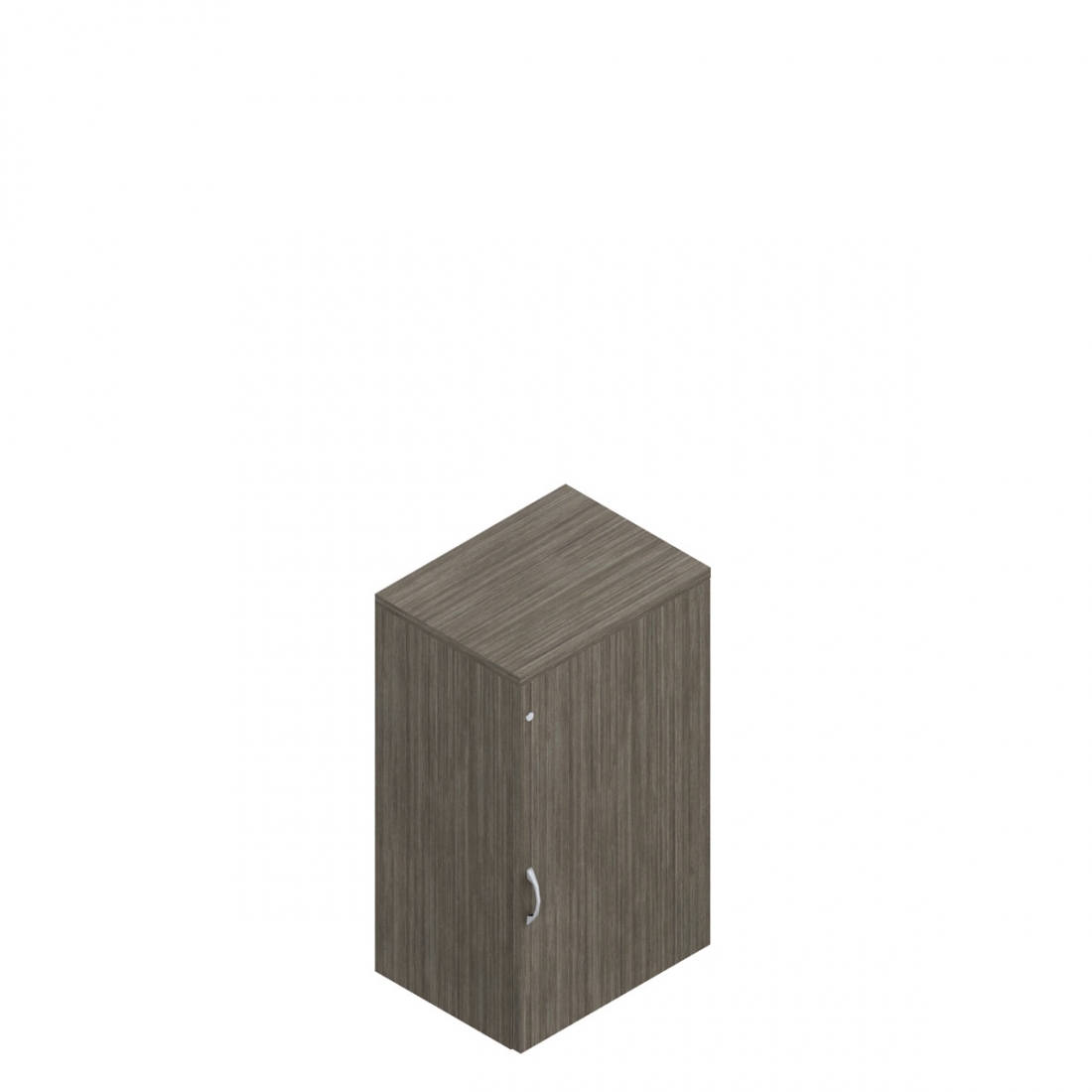 Bibliothèque de table avec porte de 36 po H, 15 po L x 16 po P, droite