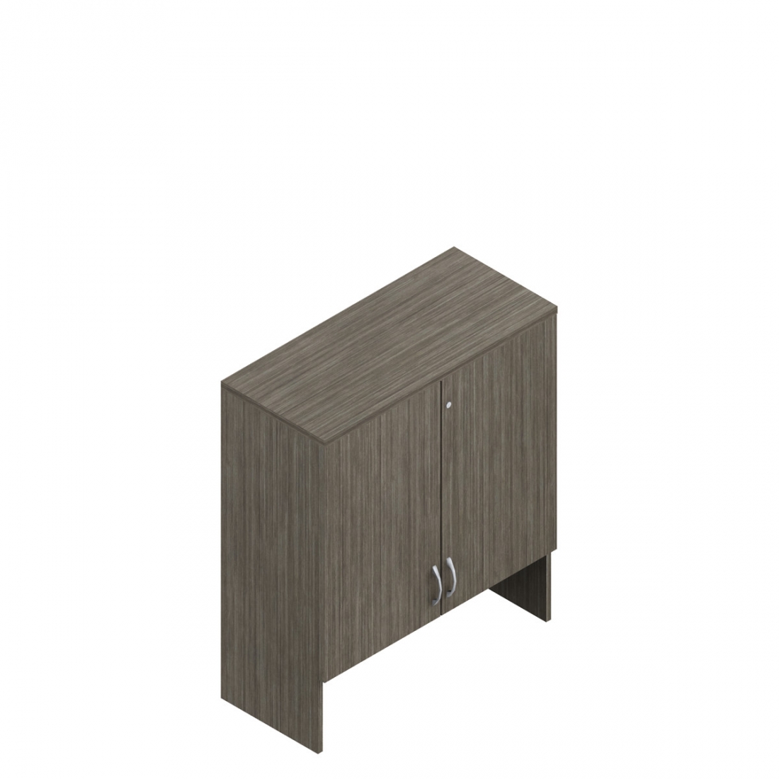 Bibliothèque de table de 42,4 po H avec portes et cavité, 36 po L x 16 po P