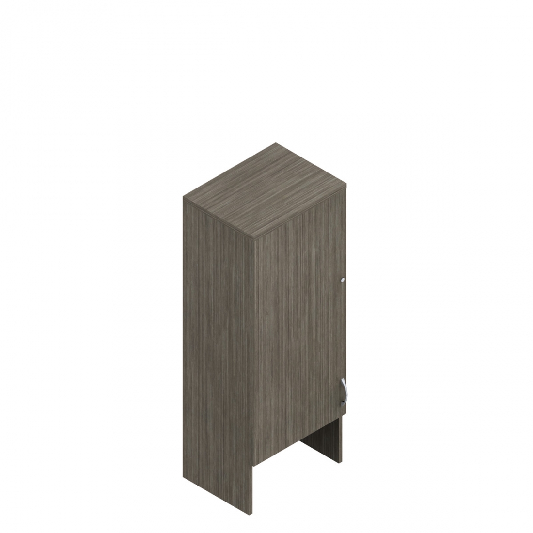 Bibliothèque de table de 54,9 po/55,4 po H avec porte et cavité, 12 po L x 16 po P - gauche