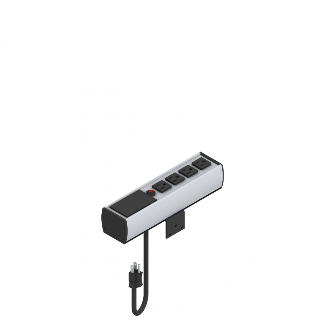 Four Power Outlets, One Telecom Plate