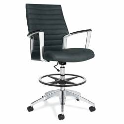 Upholstered Medium Back Stool Model Thumbnail